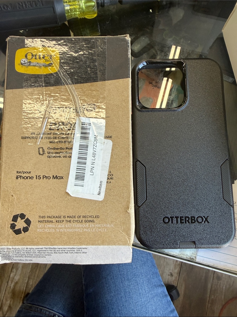 OtterBox Protective Case for iPhone 15 Pro Max - Black